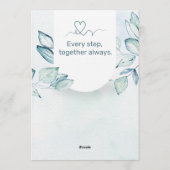 Timeless Wedding Invitation | Elegant Minimal  Kaart (Achterkant)