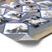 Timeline Photo Collage with Rainbow Poster (Hoek)