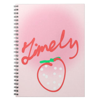 TimelyStrawberry 苺 ノートブック Notitieboek