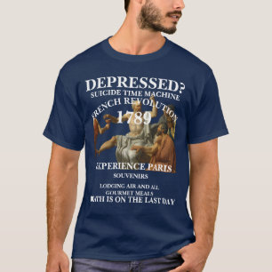 TIMEMACHINE PARIS FRANSE REVOLUTIE VACATIE 1789 T-SHIRT