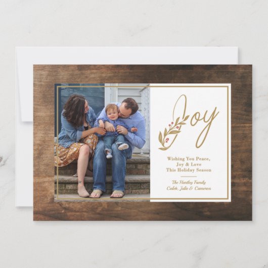 Timer Lijst kerstfeestdag Feestdagenkaart (Voorkant)