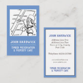 Timer-reservering en Eigendomszorg Visitekaartje (Voorkant / Achterkant)