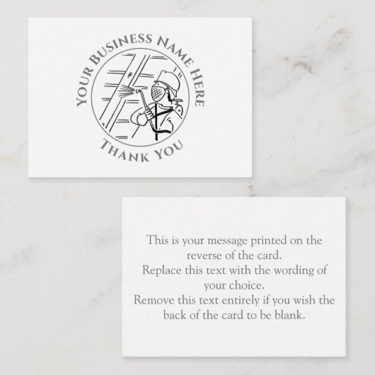 Timer Treatment - Bedankt voor je briefkaart (Voorkant / Achterkant)