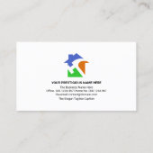 Timer Wood Ingegraveerd Jouw naam Logo Carpenter Visitekaartje (Achterkant)