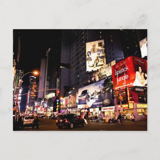 Times Sq Billboards Briefkaart (Voorkant)