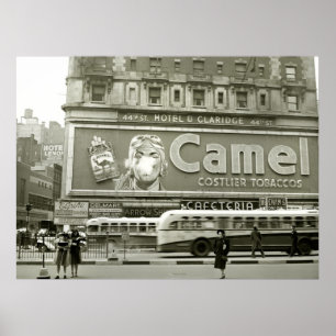 Times Square Adverteren: 1943 Poster