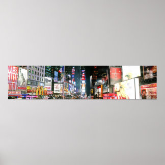 Times Square bij nacht Poster
