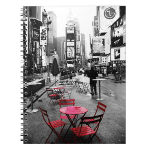 Times Square Black White Notitieboek
