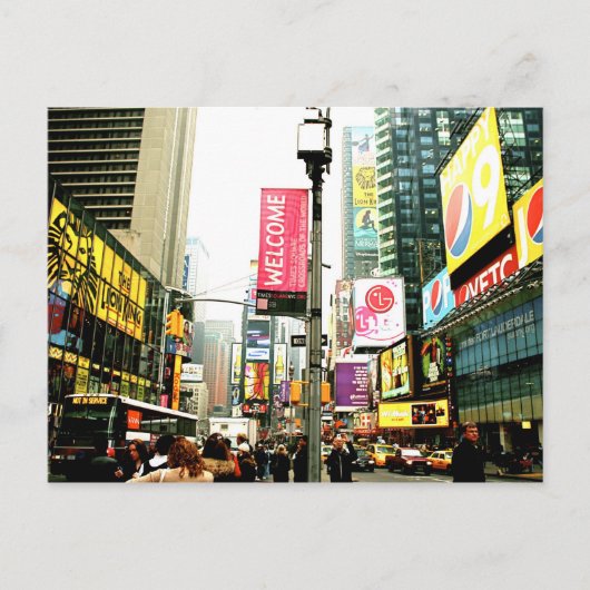 Times Square Briefkaart (Voorkant)