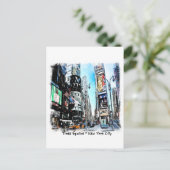 Times Square Briefkaart (Staand voorkant)
