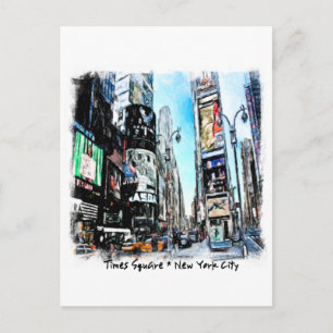 Times Square Briefkaart