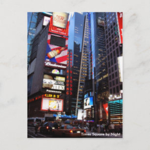 Times Square by Night Briefkaart