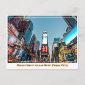 Times Square in New York Briefkaart (Voorkant)