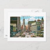 Times Square New York Briefkaart (Voorkant / Achterkant)