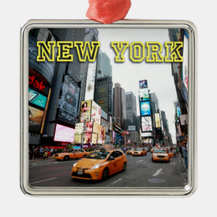 Times Square New York City USA Metalen Ornament