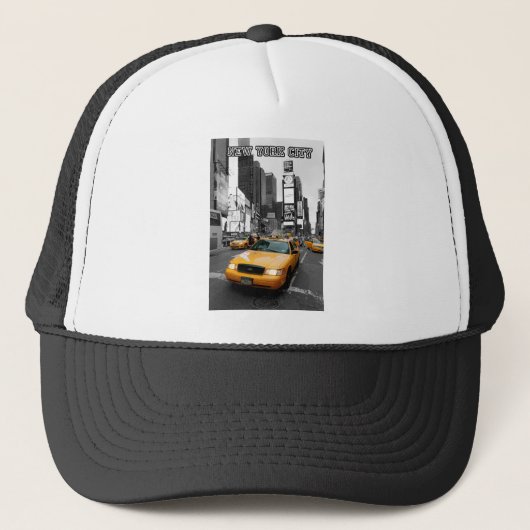 Times Square New York City USA Trucker Pet (Voorkant)