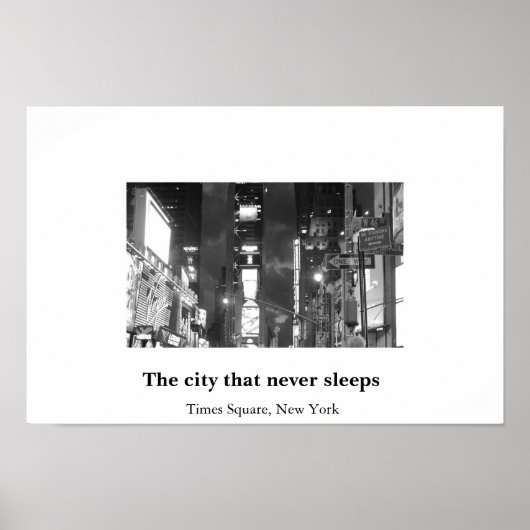 Times Square, NY Poster (Voorkant)