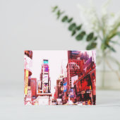 Times Square NYC Briefkaart (Staand voorkant)