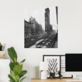  Times Square NYC-foto (1911) Poster (Thuiskantoor)