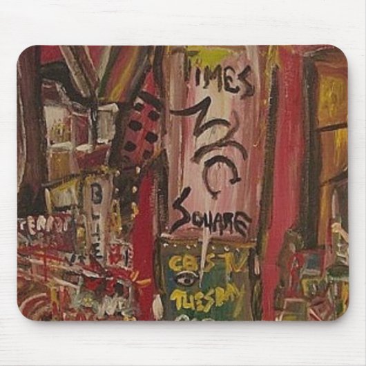 TIMES SQUARE ROOD MUISMAT (Voorkant)
