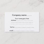 Times Square Visitekaartjes (Achterkant)