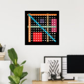 Times Table (vermenigvuldiging) Poster (Thuiskantoor)