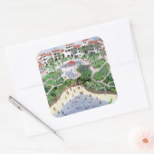 Timeshare Temptation 1990 Vierkante Sticker (Envelop)