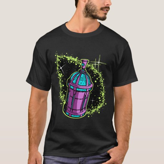 Timeship Graffitineous - T-shirt foncé (Devant)
