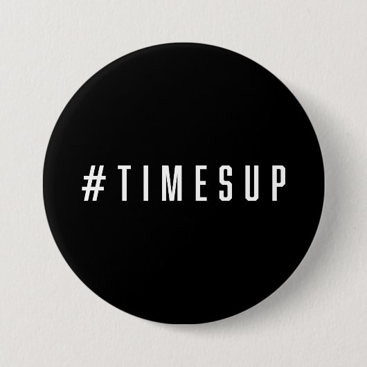 #TimesUp Feminist Round Button (Voorkant)