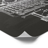 Timewriter 1941 Brevet d'art Tableau noir (Coin)