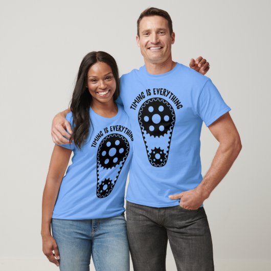 Timing is alles grappig en Sarcastisch T-shirt (Unisex)