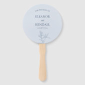 Timless Flower Wedding Handwaaier (Voorkant)