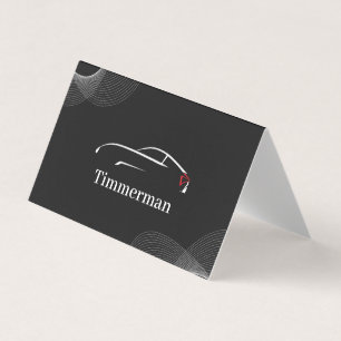 Timmerman — Automotive Care & Voertuigverbetering Visitekaartjes