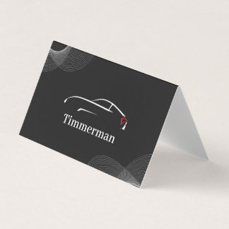 Timmerman — Automotive Care & Voertuigverbetering Visitekaartjes