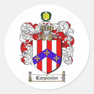 TIMMERMAN FAMILIE CREST - TIMMERMAN WAPEN RONDE STICKER