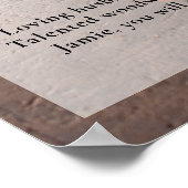 Timmerman, Foton voor uitvaartdienst levensviering Poster (Hoek)