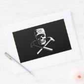 timmerman van het caribisch gebied rechthoekige sticker (Envelop)