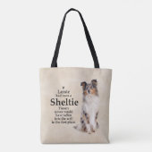 Timmy's Blue Merle Sheltie Sac fourre-tout (Dos)