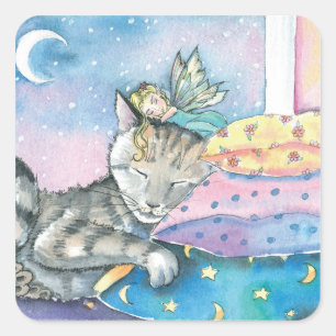Timmy's Fairy Tabby Kat Stickers