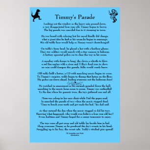 Timmy's Parade Children's Poster