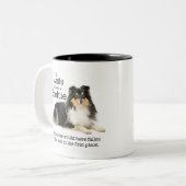 Timmy's Tri-Color Sheltie Mok (Voorkant links)