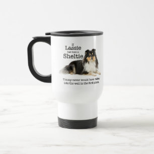 Timmy's Tri-Color Sheltie Travel Mug Reisbeker