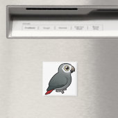 Timneh African Gray Parrot Magneet (Insitu (Vaatwasser))