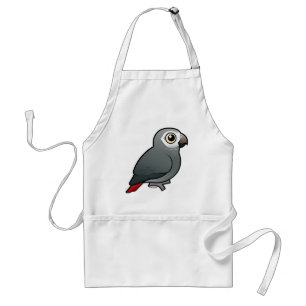 Timneh African Gray Parrot Standaard Schort