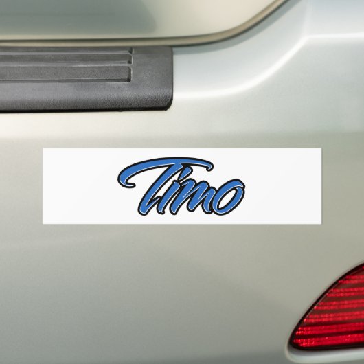 Timo Blue Autocollants (En voiture)