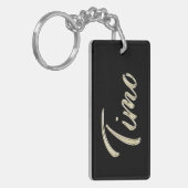 Timo Name whitegold Porte-clés (Devant gauche)