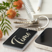 Timo Name whitegold Porte-clés (Devant droit)