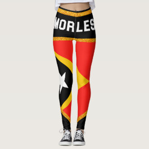 Timorese leste vlag leggings
