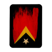 Timorese leste vlag magneet (Verticaal)