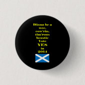 Timorezen Beastie Scottish Independence Button (Voorkant)